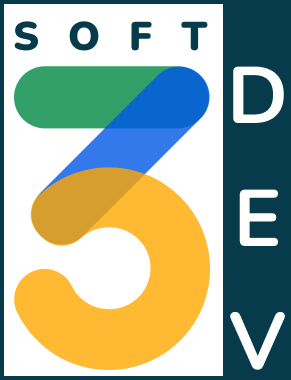 Oficial colored soft 3 Dev logo